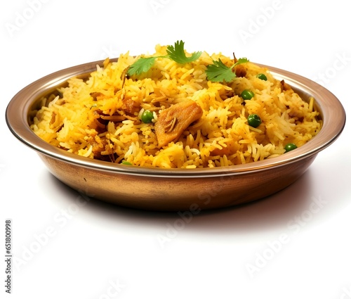 Biriyani, rice with chicken, fried rice 
