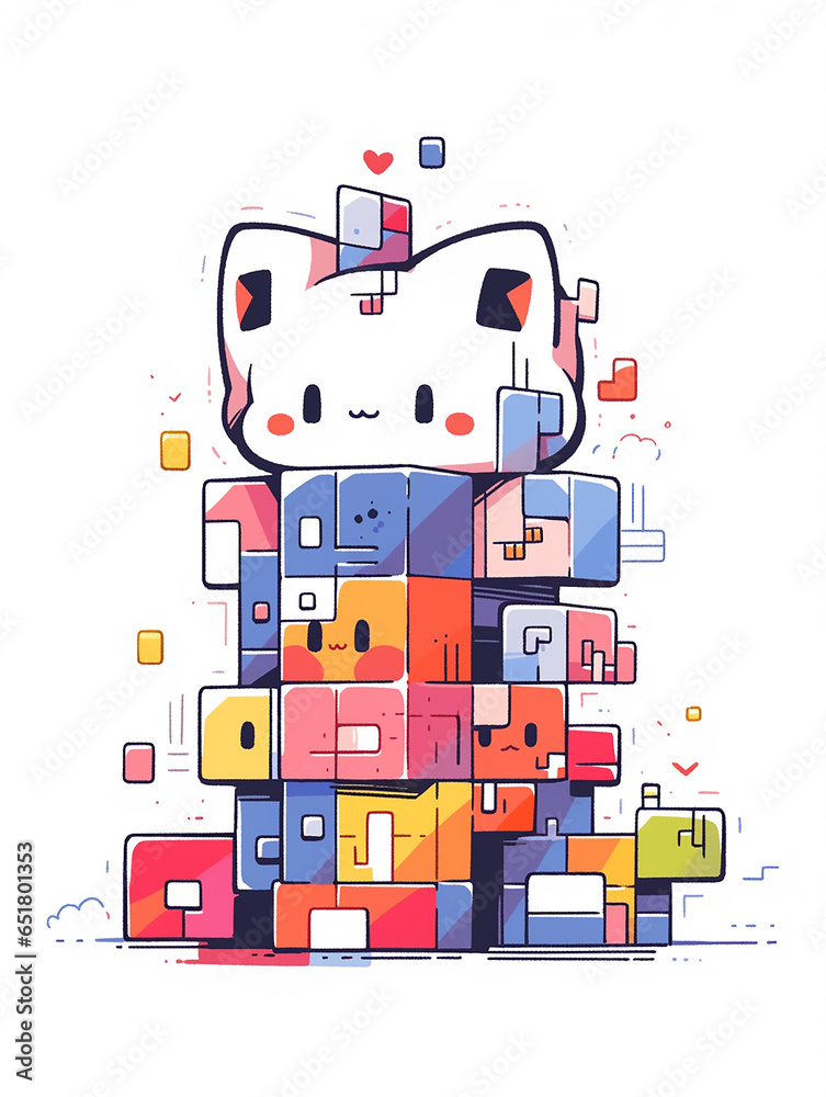 illustration of a puzzle illustration of a puzzle