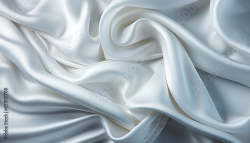 white velvet open fabric roll
