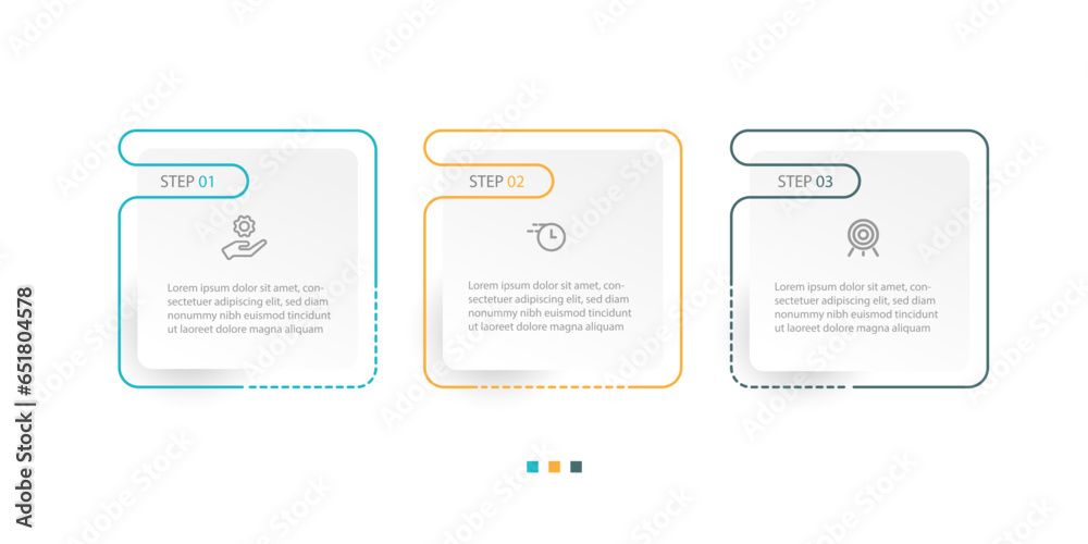 Modern design template business infographic vector element. Timeline process with 3 step or options. Vector illustration suitable for web presentation and information graphic. Modern design template business infographic vector element. Timeline process with 3 step or options. Vector illustration suitable for web presentation and information graphic.