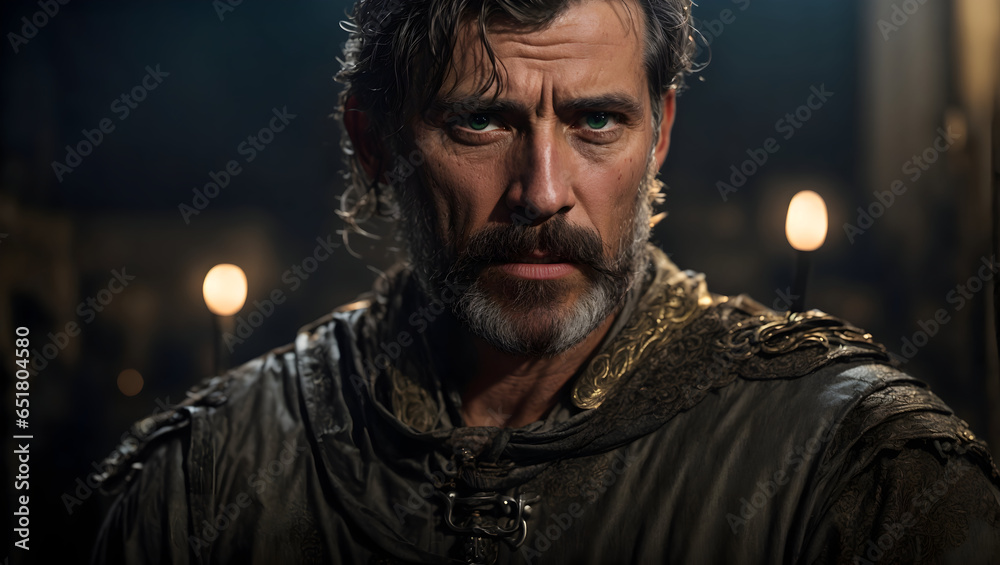 portrait of a medieval knight portrait of a medieval knight