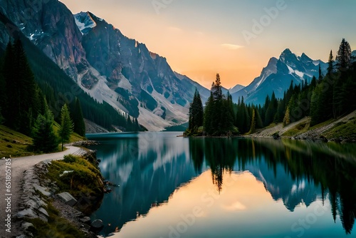 lake reflection © tippapatt