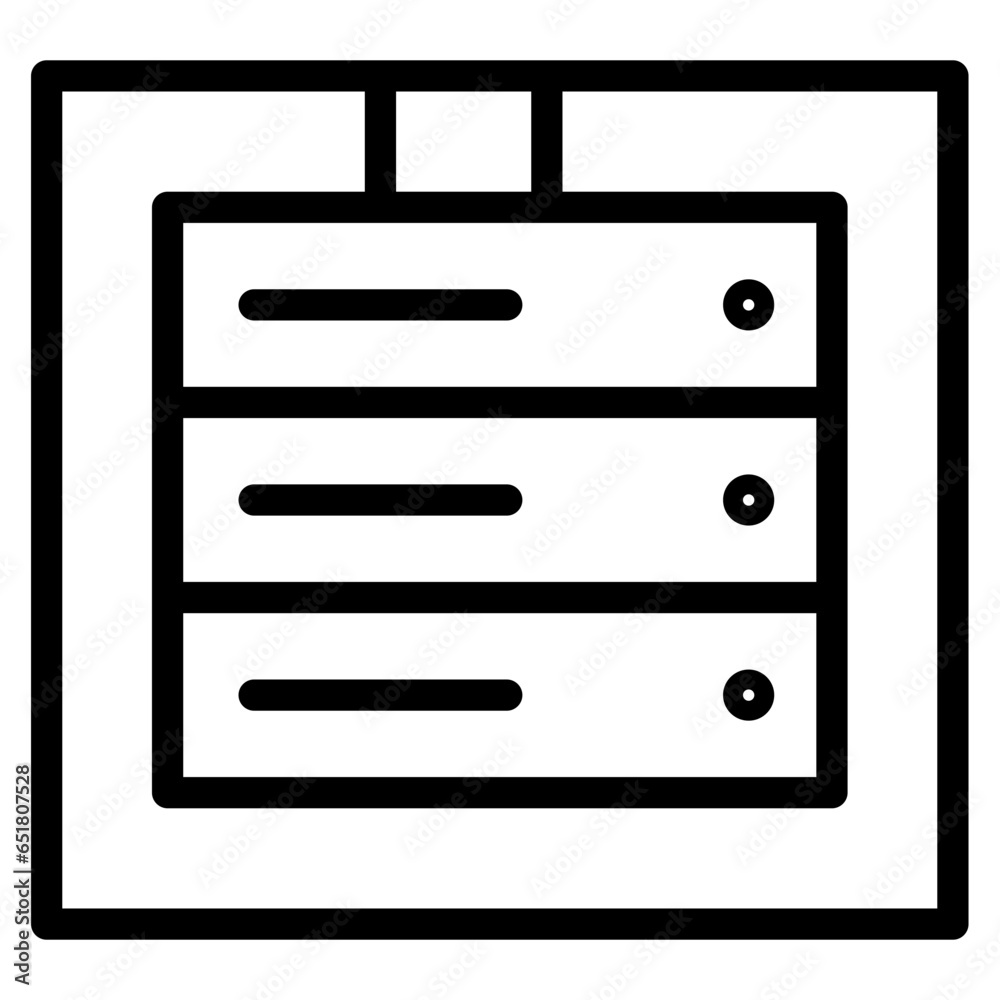 Server storage database icon Server storage database icon