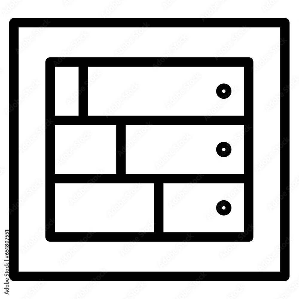 Server storage database icon Server storage database icon