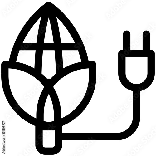 biomass icon illustration