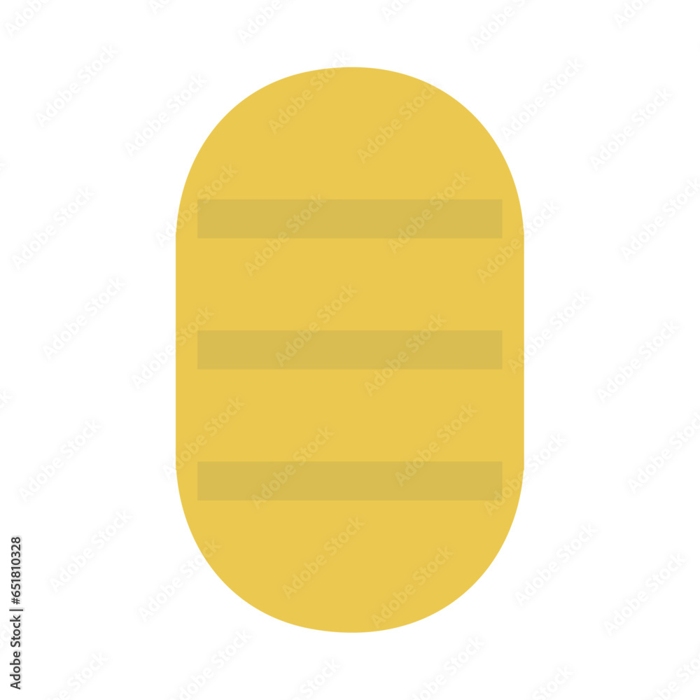 大判小判。フラットなベクターイラスト。
Japanese old coin. Flat designed vector illustration.