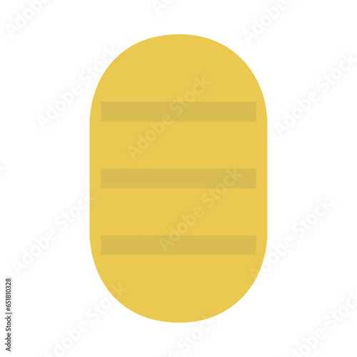 大判小判。フラットなベクターイラスト。
Japanese old coin. Flat designed vector illustration.