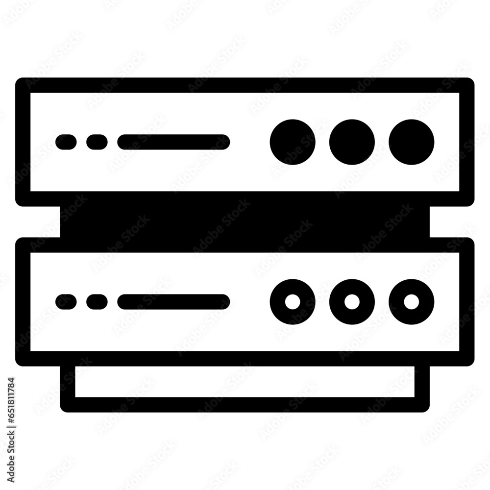 Server storage database icon