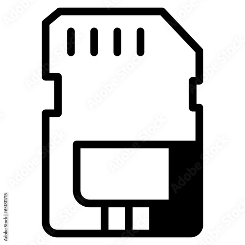 sd memory card icon , memory icon