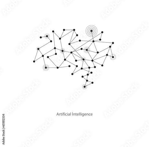 AI icon on white background	