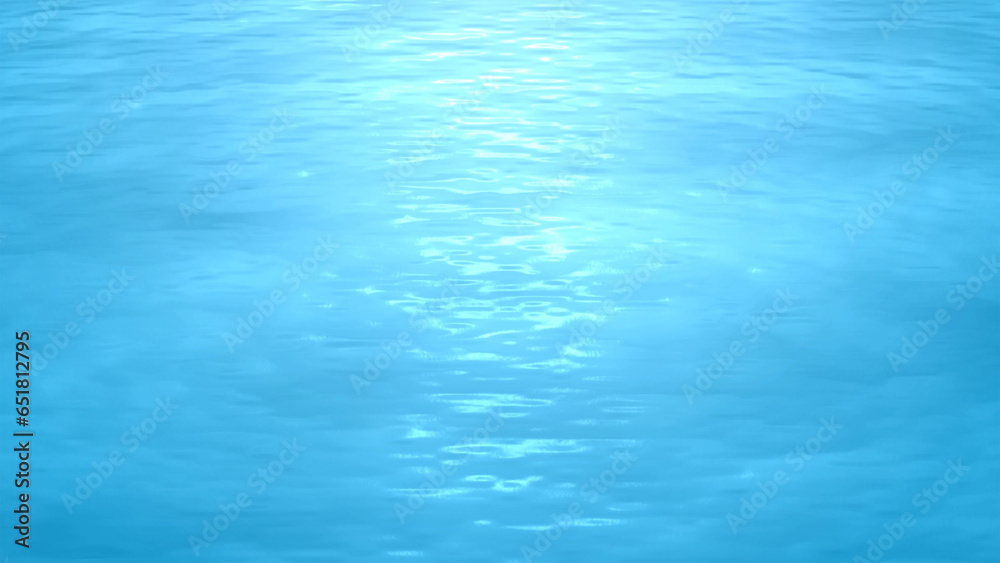 Obraz premium 水、水面、水中、青、泡、波、背景素材０１