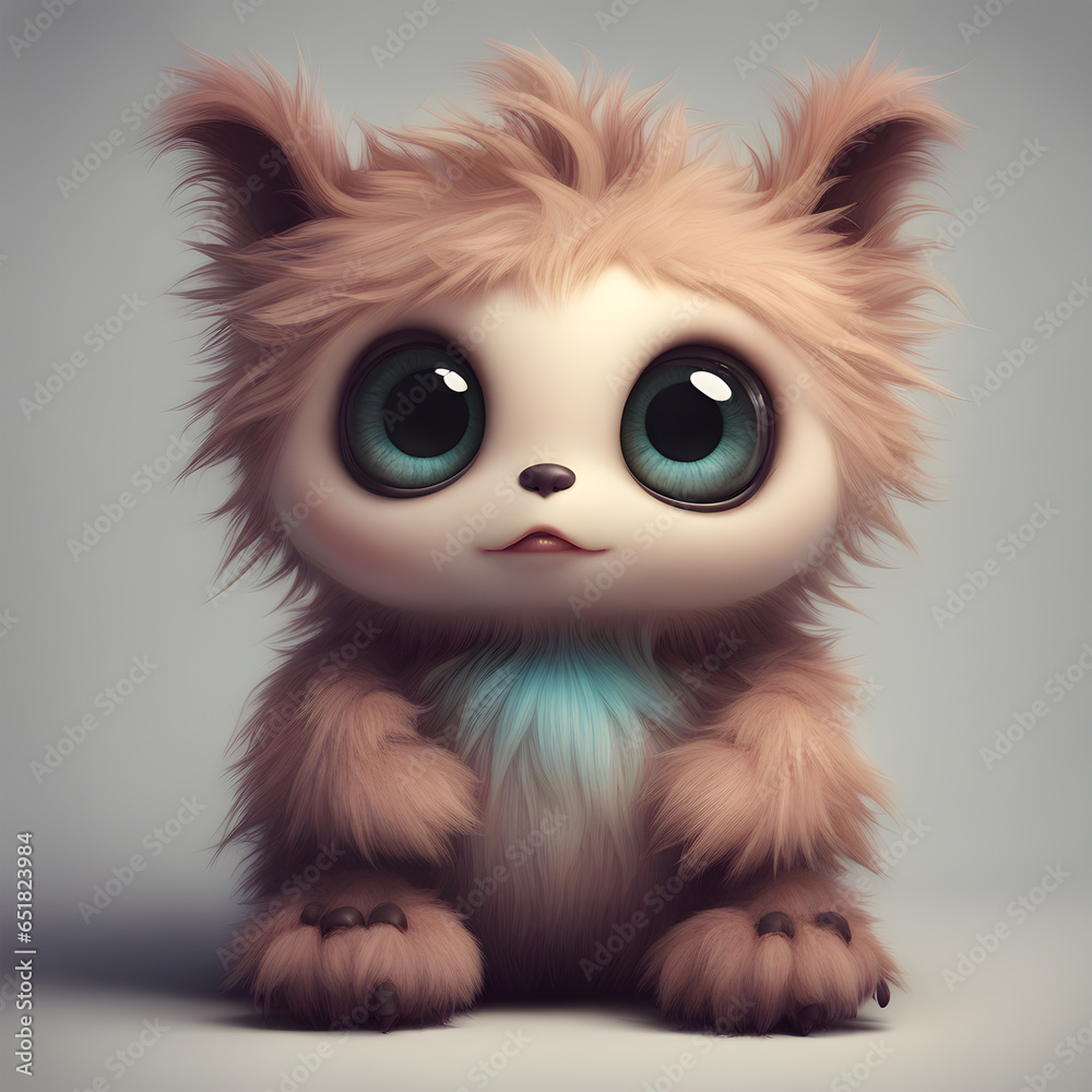 cute little monster smooth skin soft fur bright eyes cute little monster smooth skin soft fur bright eyes