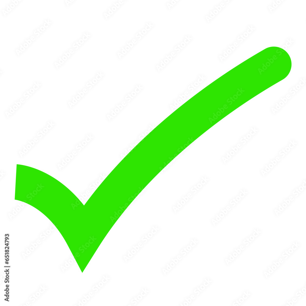 Check Mark Button icon vector Check Mark Button icon vector