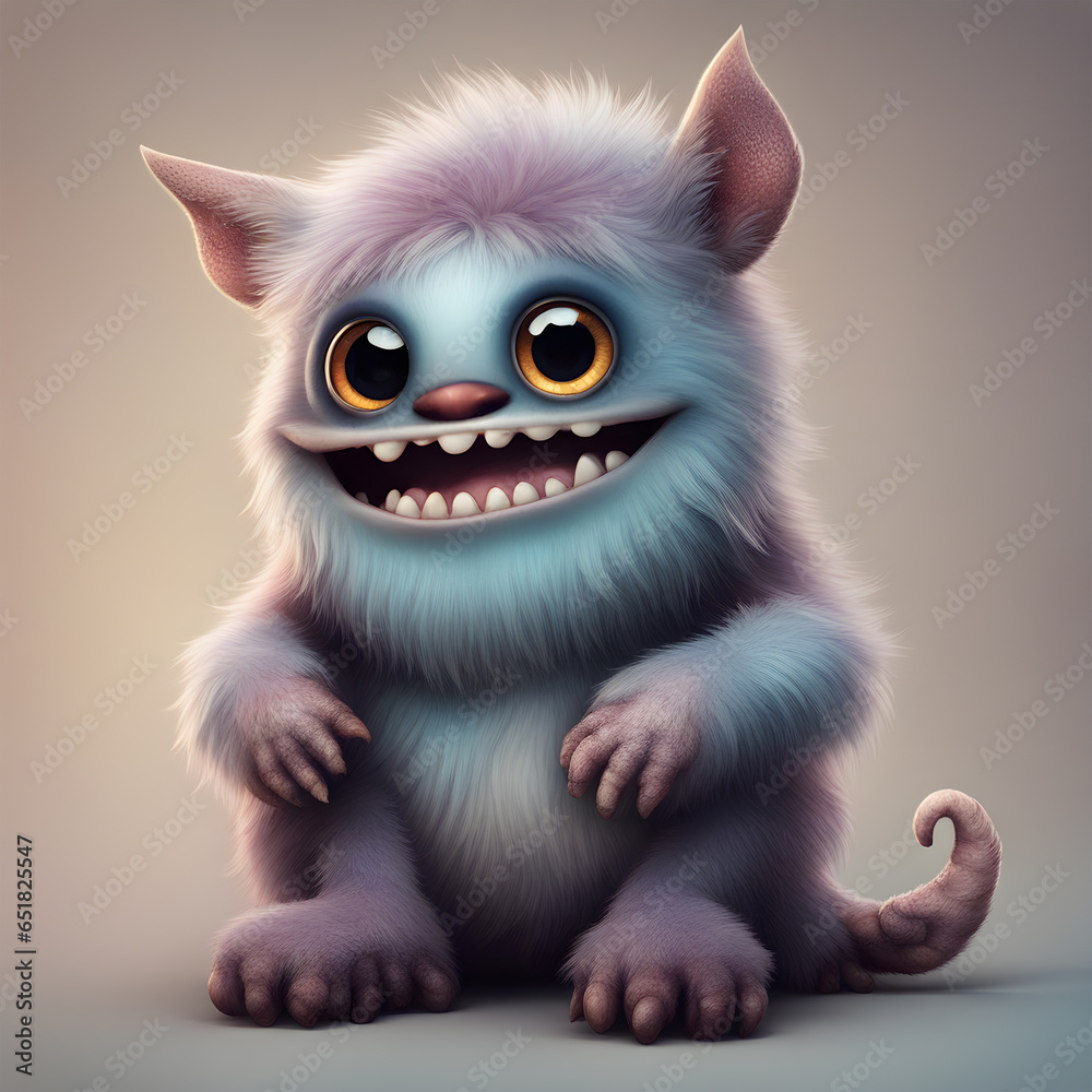 cute little monster smooth skin soft fur bright eyes cute little monster smooth skin soft fur bright eyes