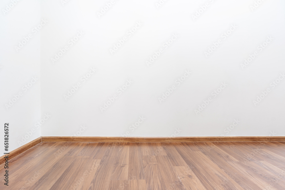 wooden floor and white wall background, empty space for relaxing in the house minimal. wooden floor and white wall background, empty space for relaxing in the house minimal.