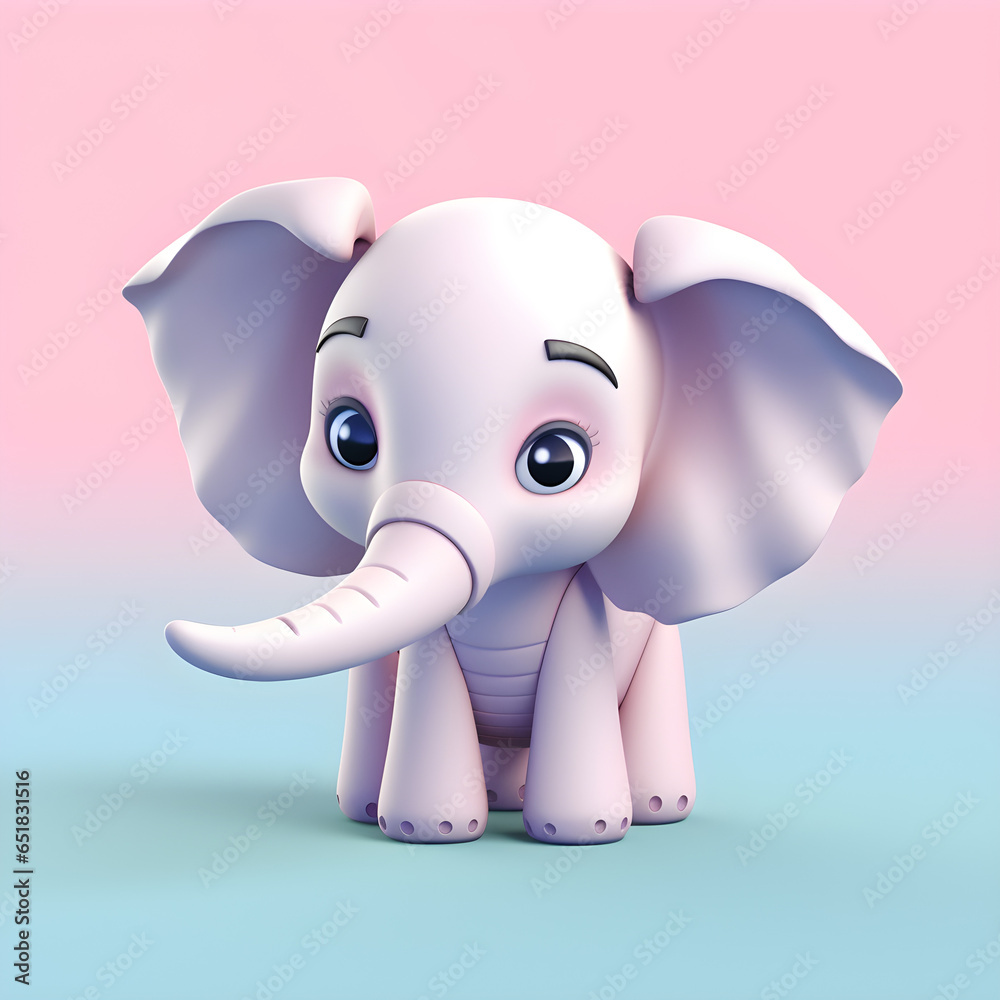 elephant in cartoon