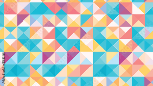 abstract colorful geometric seamless pattern background