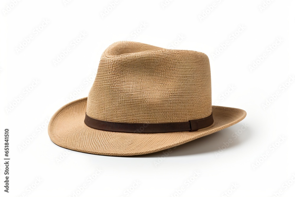 A cowboy hat isolated on a white background A cowboy hat isolated on a white background