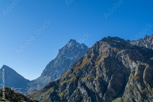 Il Monviso, il Re di Pietra delle Alpi Cozie con i suoi laghi e le numerose vette che lo circondano photo