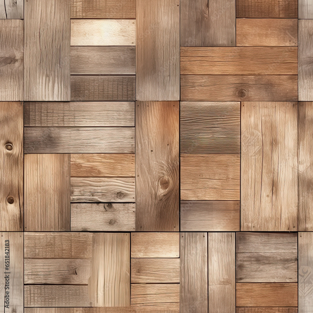 Seamless Decorative Wood Plank Texture Background Seamless Decorative Wood Plank Texture Background