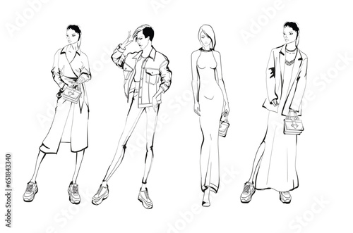 SKETCH. fashion girls