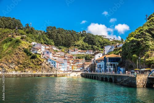 Cudillero en Asturias, España