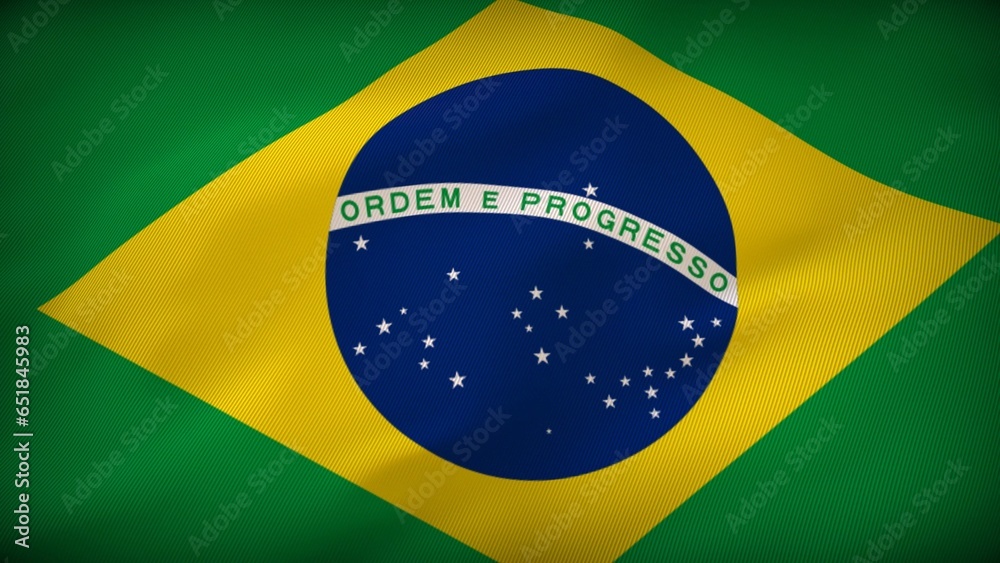Fototapeta premium Brazil The Spirit of the National Flag