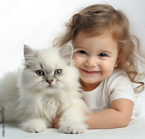 Bébé et chat © TThomopoulos