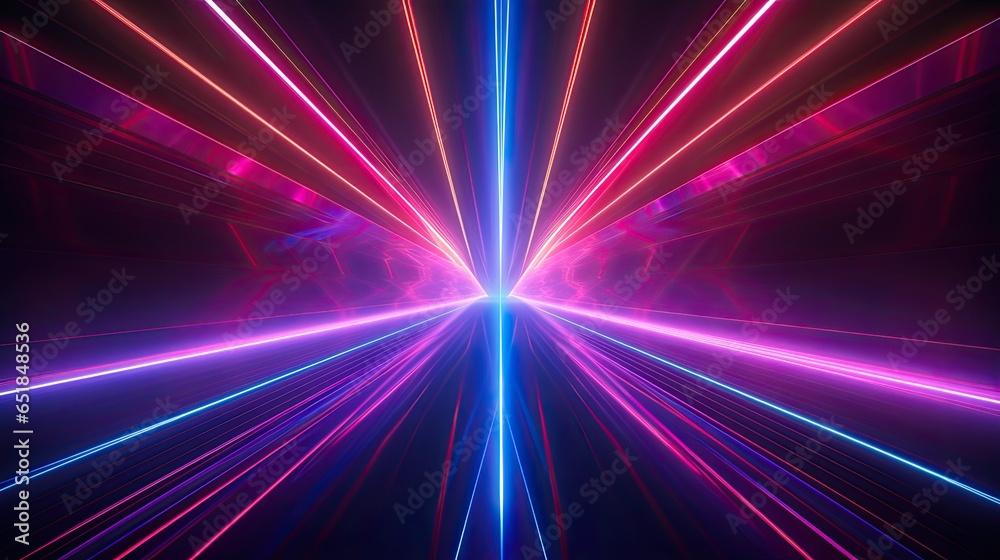 3D Rendering Abstract Neon Background with Ascending Pink Blue Red Glowing Lines Light Beam Fantastic Wallpaper with Colorful Laser Rays 3D Rendering Abstract Neon Background with Ascending Pink Blue Red Glowing Lines Light Beam Fantastic Wallpaper with Colorful Laser Rays