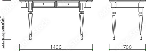 Sketch vector illustration of cupboard furniture designs for home interiors