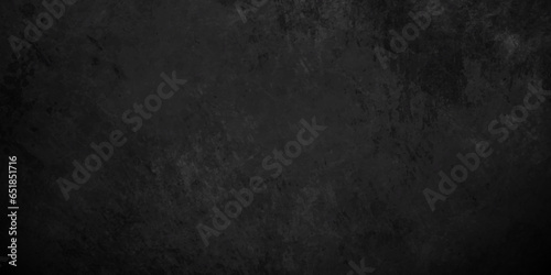 Modern Black texture chalk board and black board background. stone concrete texture grunge backdrop background anthracite panorama. Panorama dark grey black slate background or texture. © MdLothfor