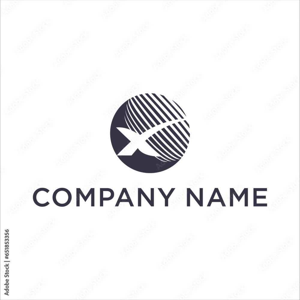 X letter logo for company brand identity, travel, logistic, business logo template. Initial blue color X letter alphabet logo