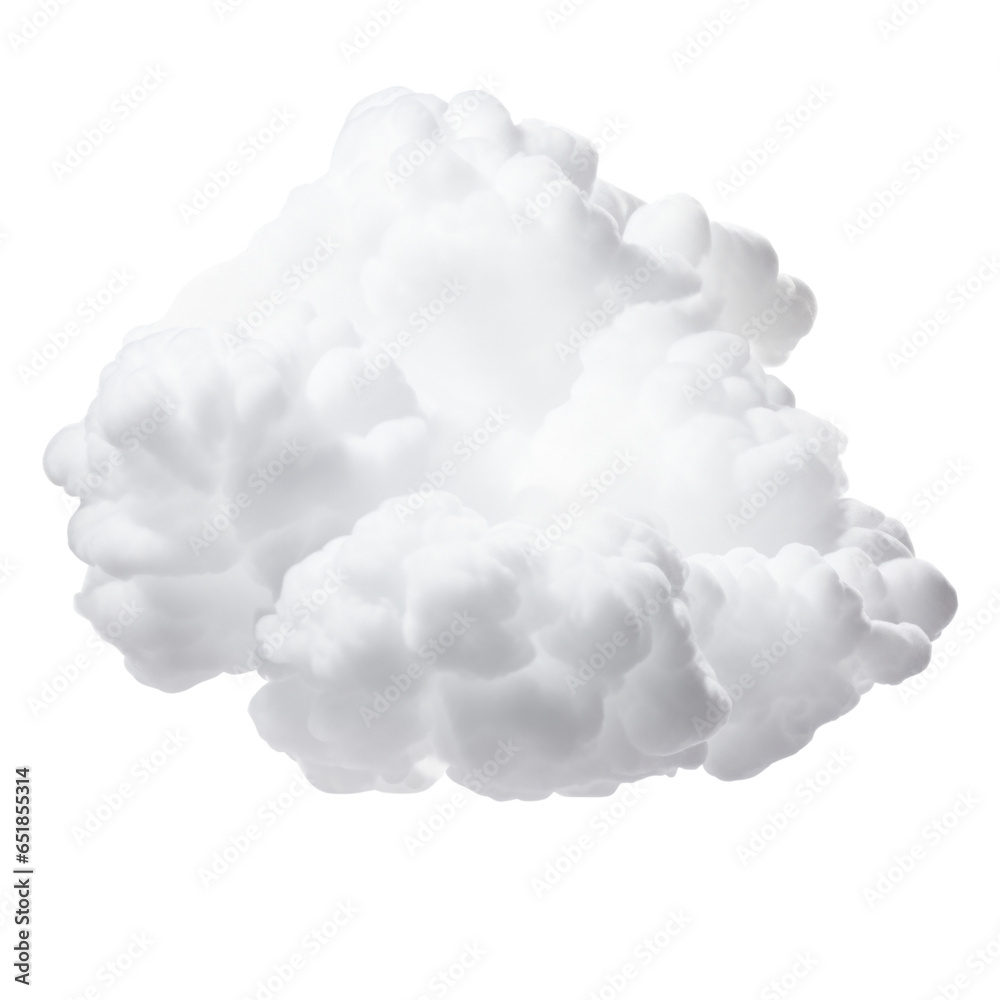 White clouds isolated on white background White clouds isolated on white background