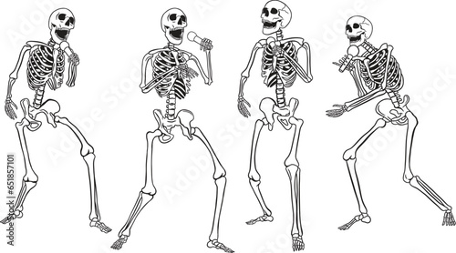 Skeleton singing