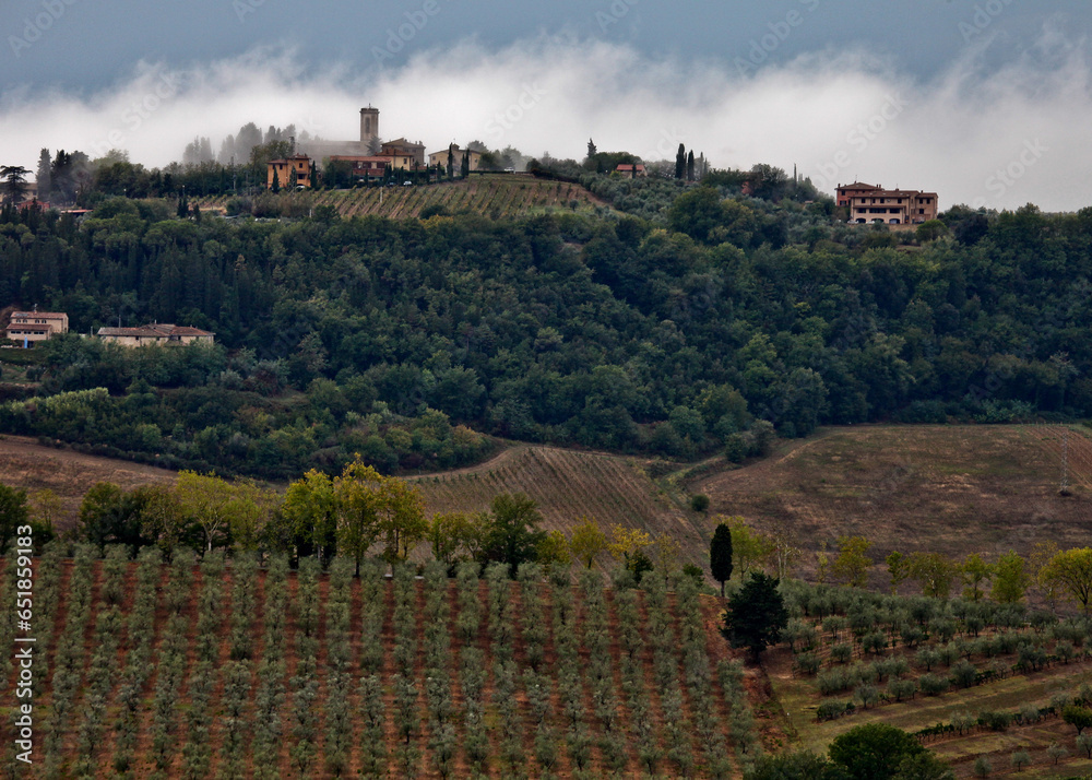 Cloudy Sky in Tuscany