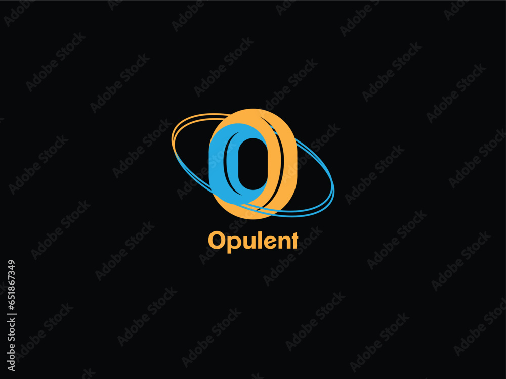 Obraz premium A lovely O letter logo that may be modified or updated to fit your company's needs.
