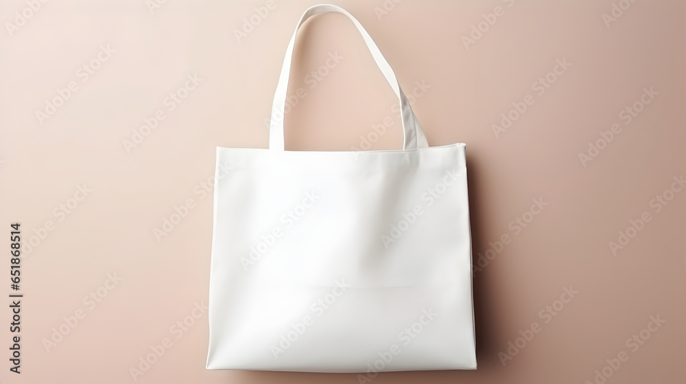 White eco bag, shopping sack, Canvas tote eco friendly bag White eco bag, shopping sack, Canvas tote eco friendly bag