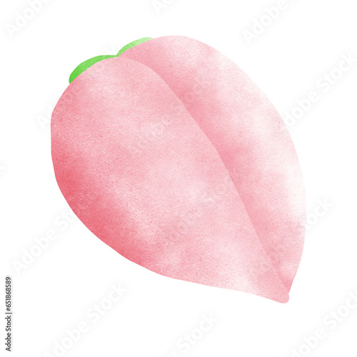 Pink peaches that are good to eat