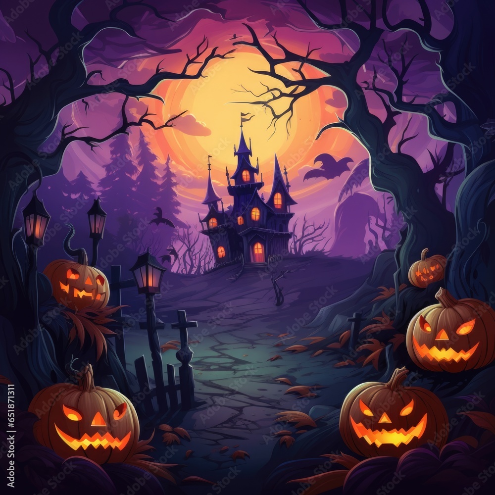 halloween template background