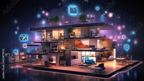 An Integrated Smart Home  IoT Solutions
