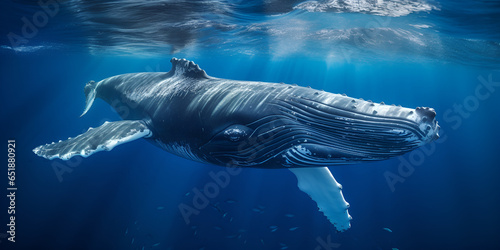 blue Whale ,Underwater Beauty