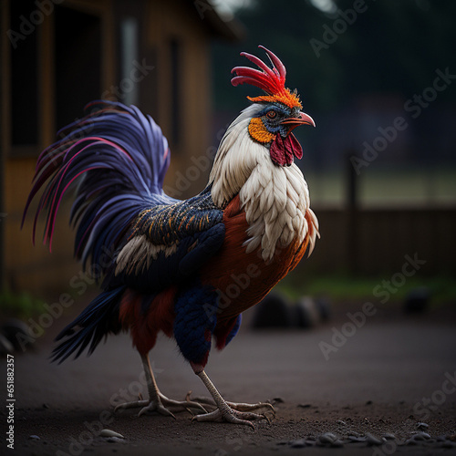 Chicken photography, generative ai