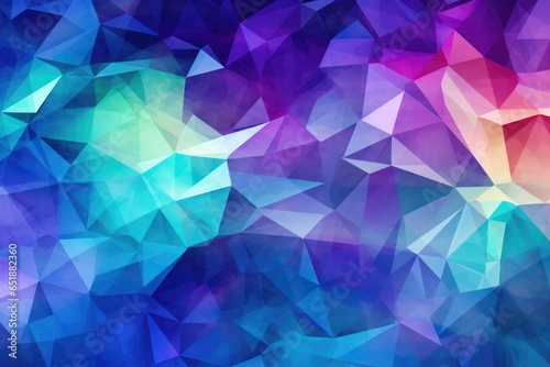 Purple Blue Green An Image Of A Colorful Crystalline Structure Background