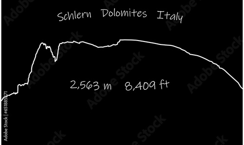 Schlern Dolomites Italy alps