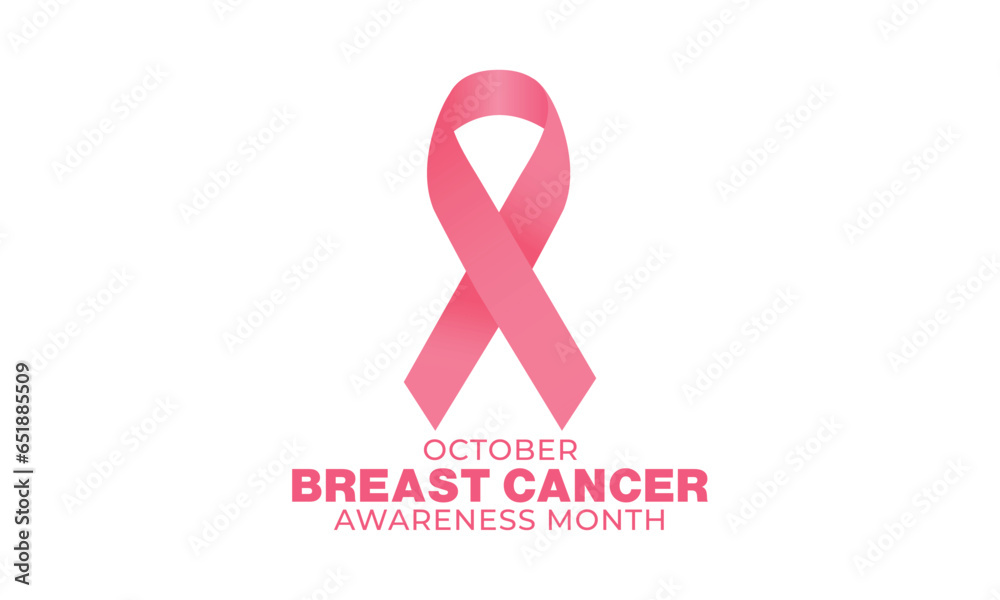 Breast cancer awareness month, October breast cancer awareness ribbon, Breast cancer ribbon, breast cancer day ribbon, pink ribbon.
