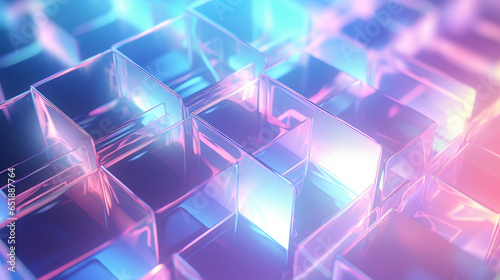holographic shiny glass abstract futuristic background