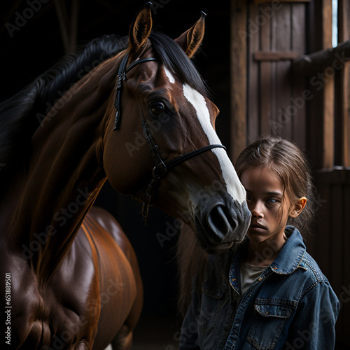 horse photography, generative ai