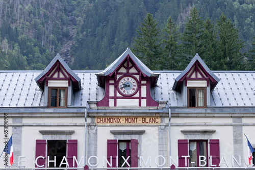 Chamonix-Mont-blanc Railway Station, France photo