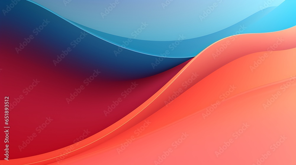 Abstract minimal 3D colorful graphic design background. Neutral, Vibrant, Sleek Minimalist Modern Backgrounds for graphics poster web page PPT, Diverse Design Projects, Including Gradients - obrazy, fototapety, plakaty 