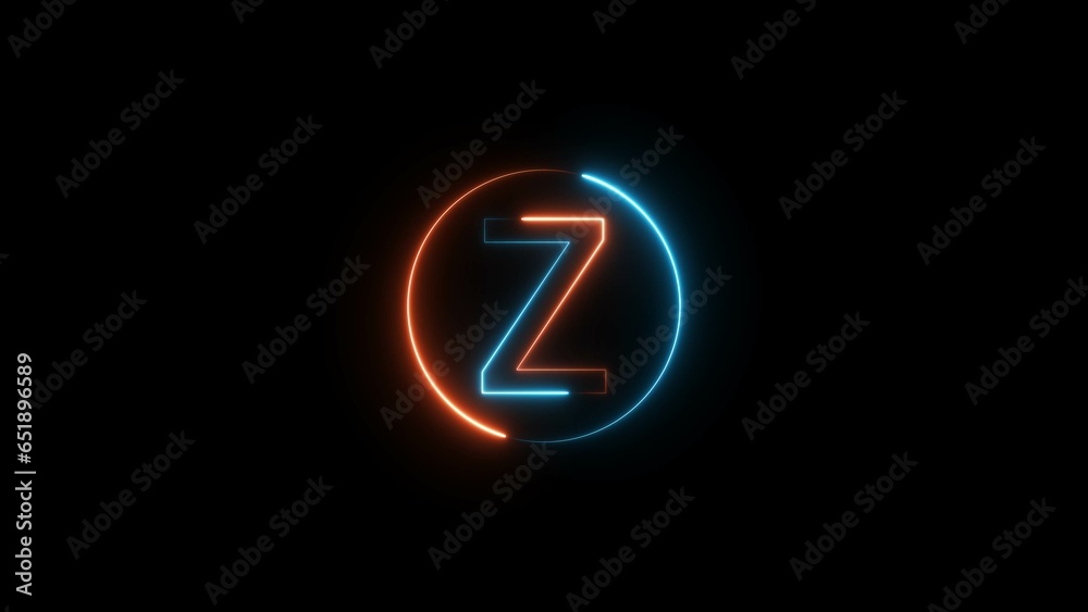 abstract glowing neon text illustration 4k abstract glowing neon text illustration 4k